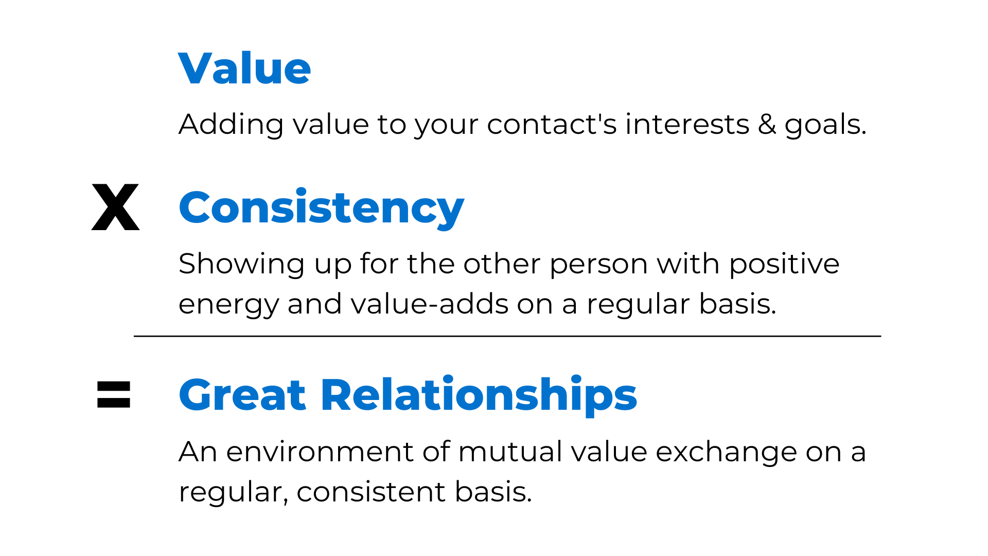 如何建立关系网——价值方程式